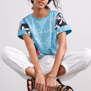 Pilcro Surf and Sand Graphic Tee by Anthropologie